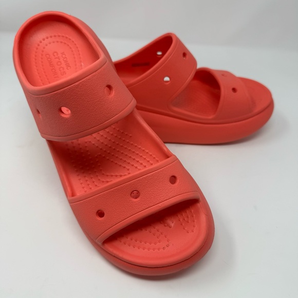 CROCS Women's Sandals in Coral - Picture 11 of 11